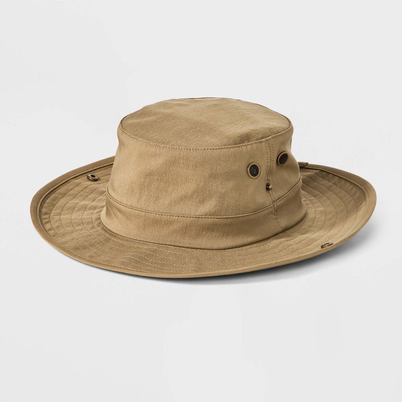 slide 3 of 4, Men's Cotton Blends Boonie Bucket Hat with Blue Cord - Goodfellow & Co™ Khaki L/XL, 1 ct