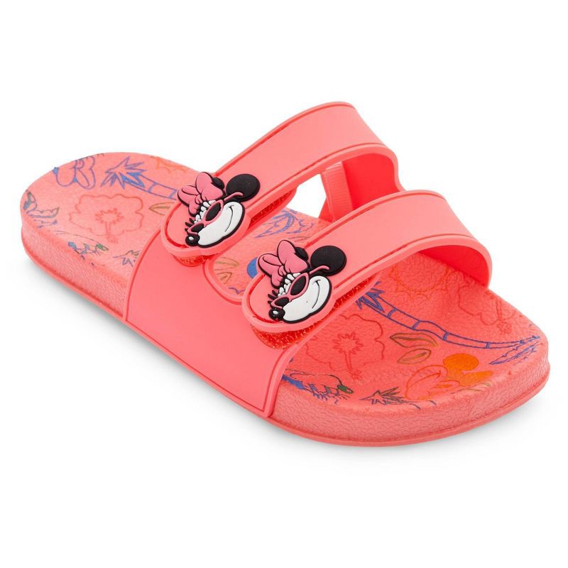 slide 2 of 3, Girls' Minnie Mouse Slide Sandals - 13 - Disney Store, 1 ct