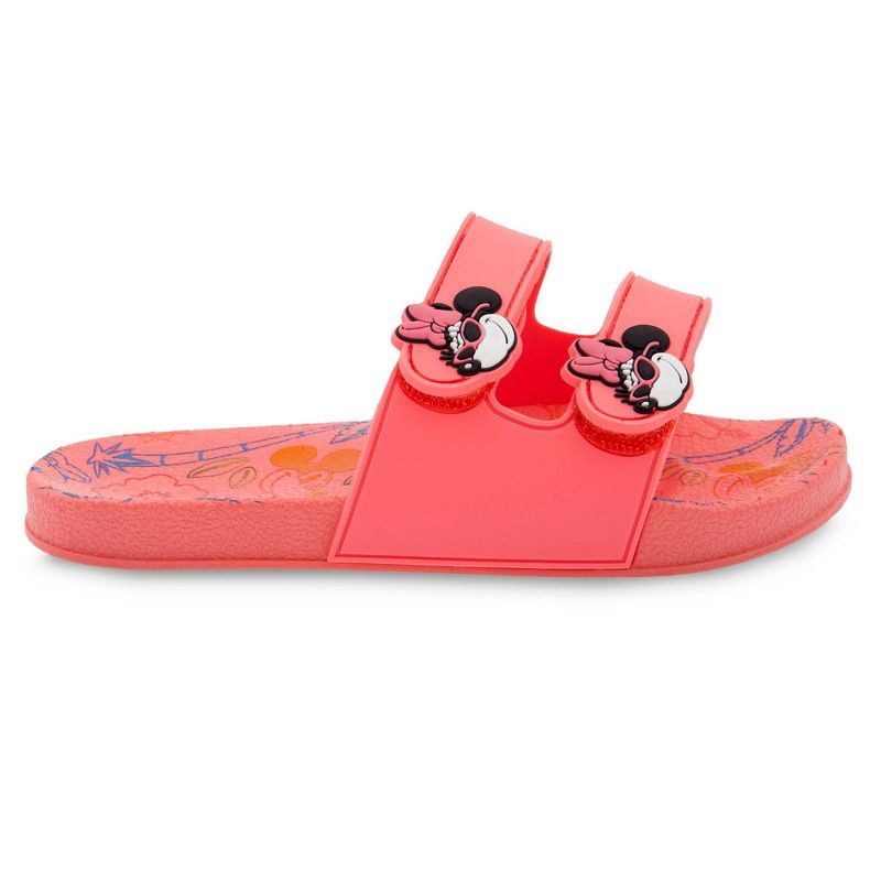 slide 3 of 3, Girls' Minnie Mouse Slide Sandals - 13 - Disney Store, 1 ct