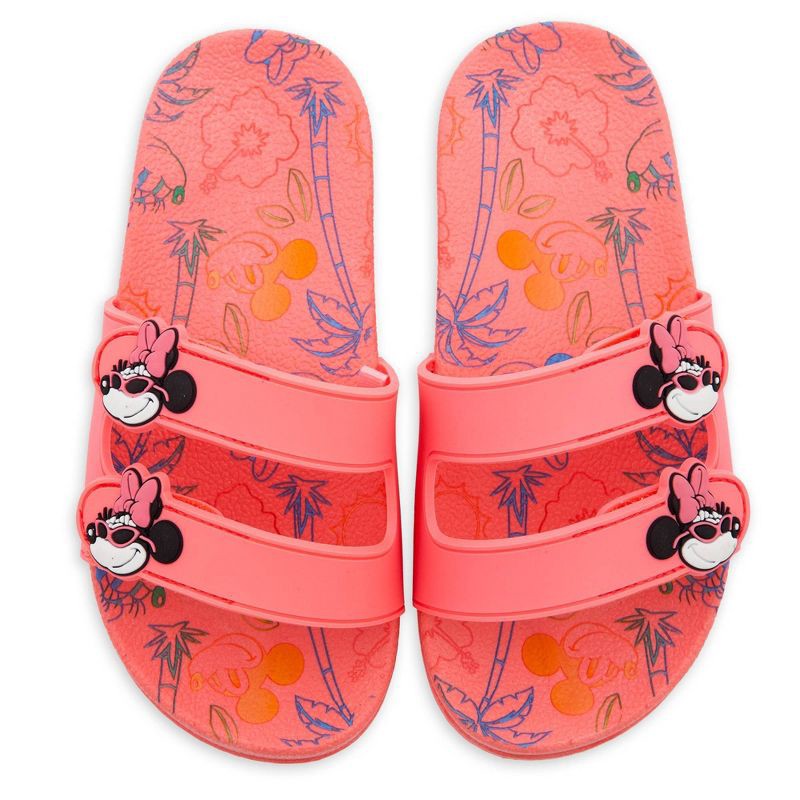 slide 1 of 3, Girls' Minnie Mouse Slide Sandals - 13 - Disney Store, 1 ct