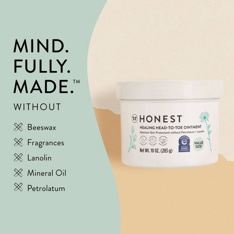 slide 4 of 8, The Honest Company Healing Head-to-Toe Fragrance Free Ointment - 10oz, 10 oz