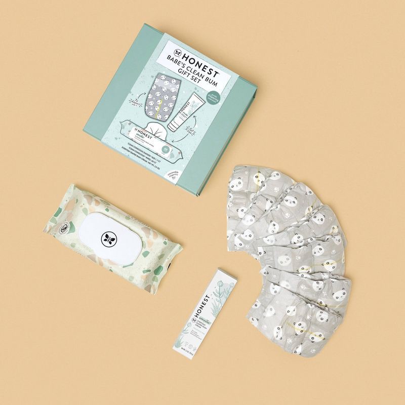 slide 2 of 6, The Honest Company Babe's Clean Bum Gift Set, 1 ct