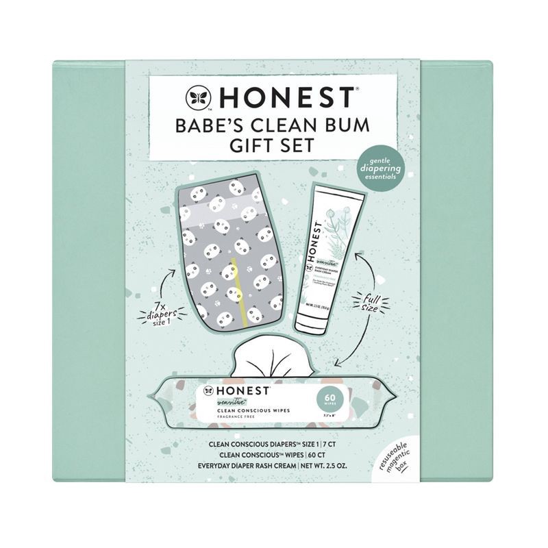 slide 1 of 6, The Honest Company Babe's Clean Bum Gift Set, 1 ct