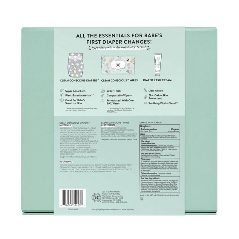 slide 6 of 6, The Honest Company Babe's Clean Bum Gift Set, 1 ct