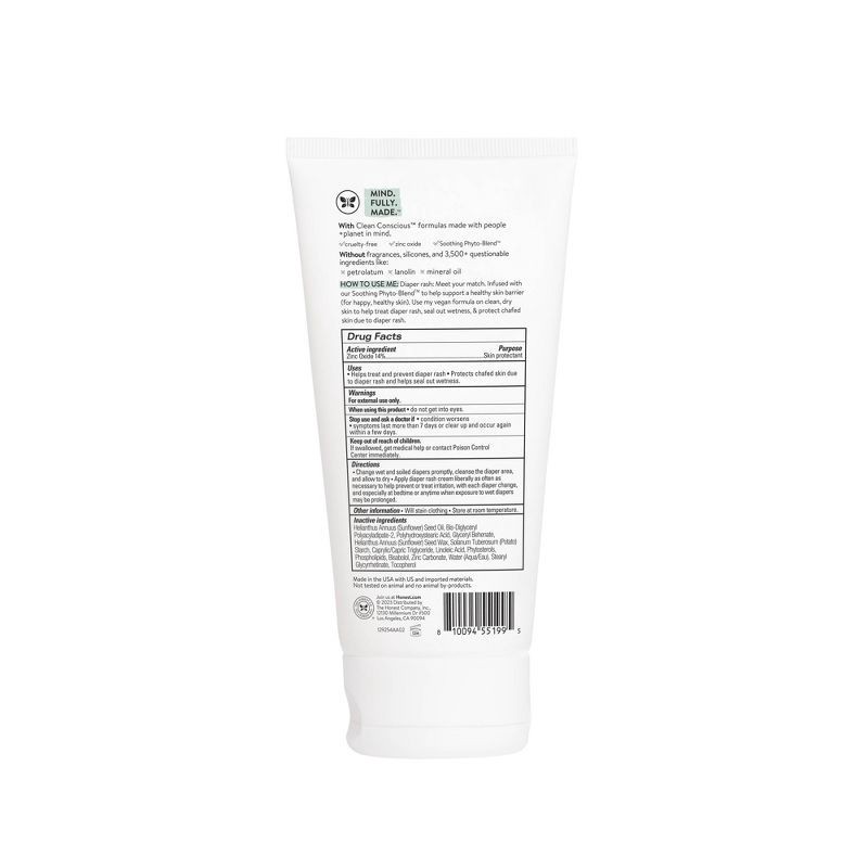 slide 7 of 7, The Honest Company Sensitive Everyday Diaper Fragrance Free Rash Cream - 6oz, 6 oz