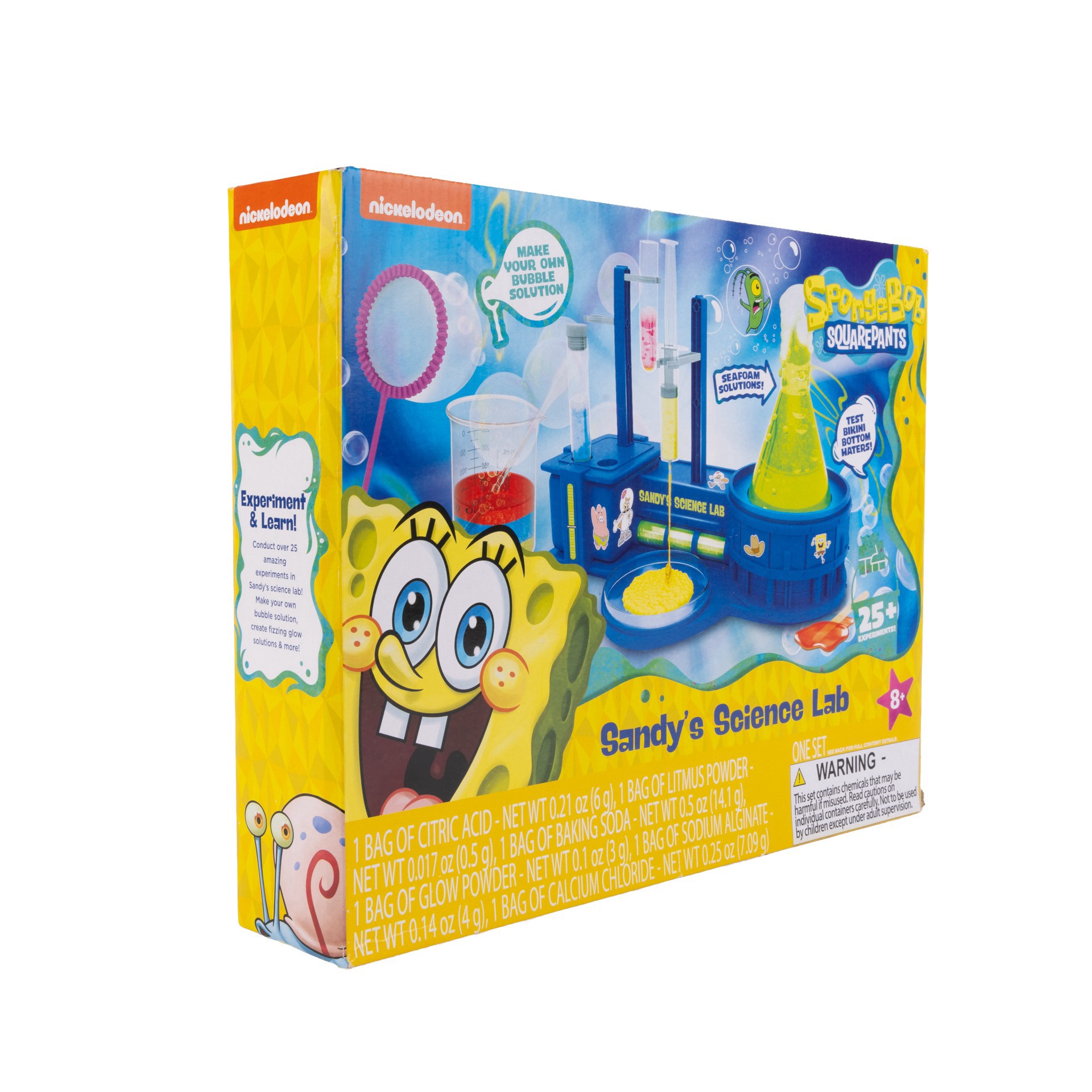 slide 3 of 3, Nickelodeon Spongebob Squarepants Sandy's Science Lab Kit, 75 in x 14 in x 11 in