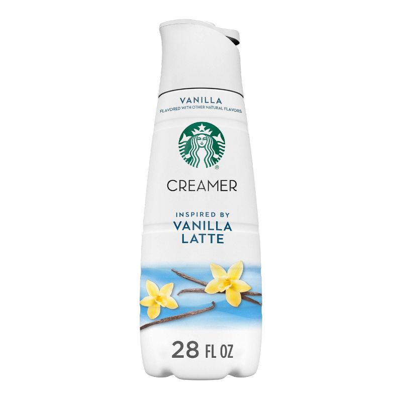 slide 1 of 11, Starbucks Vanilla Latte Coffee Creamer - 28oz, 28 oz