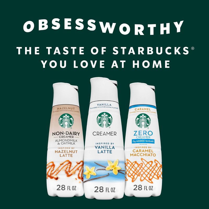 slide 7 of 11, Starbucks Vanilla Latte Coffee Creamer - 28oz, 28 oz