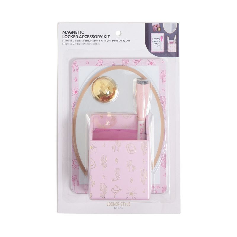 slide 8 of 8, U Brands 5ct Locker Value Pack - Giddy Up Pink, 5 ct