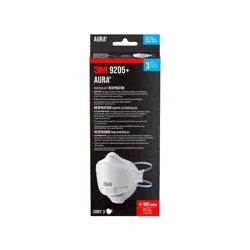 3M Company Aura Particulate 9205+ N95 Respirator Mask- 3ct