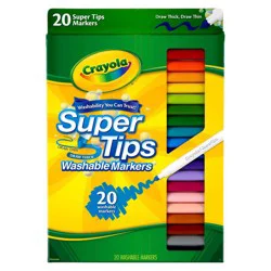 Crayola Super Tips Washable Markers 20 ea