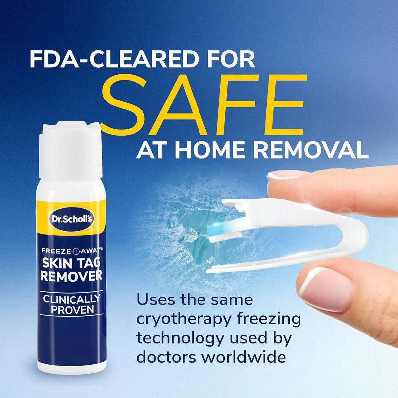 slide 5 of 9, Dr. Scholl's Freeze Away Skin Tag Remover - 1.8oz, 1.8 oz