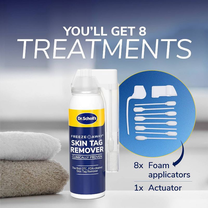 slide 10 of 10, Dr. Scholl's Freeze Away Skin Tag Remover - 1.8oz, 1.8 oz