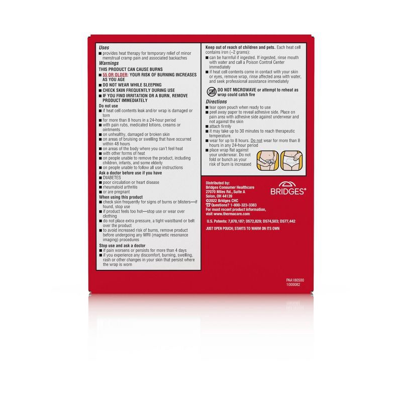 slide 2 of 9, ThermaCare Menstrual Heatwrap - 4ct, 4 ct