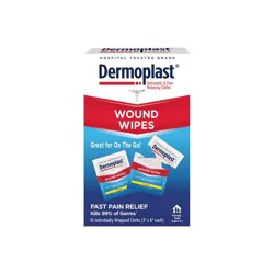 Dermoplast Wound Wipes - 10ct