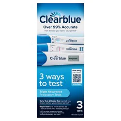 Clearblue Triple Assurance Pregnancy Tests - 3ct