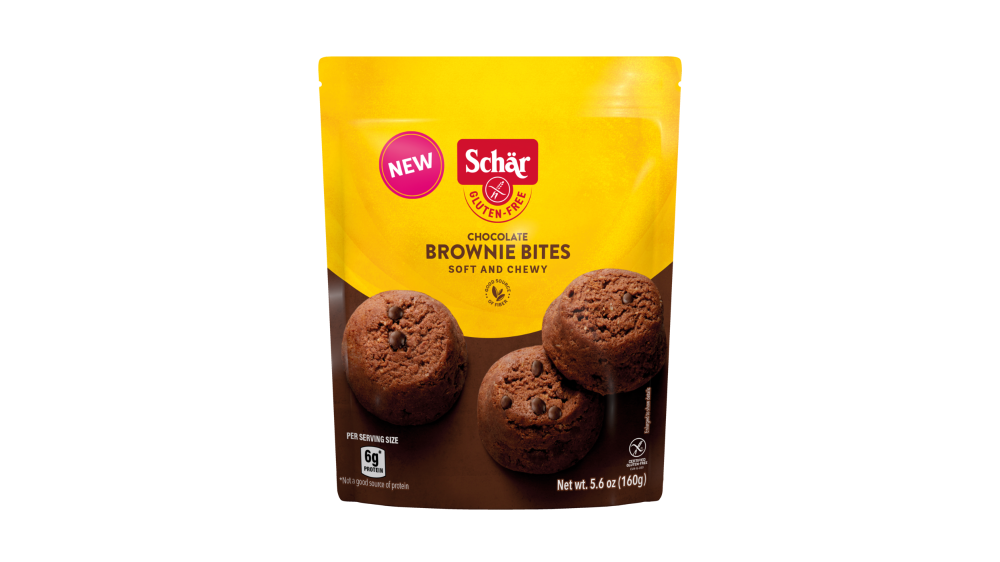 slide 1 of 4, Schar Chocolate Brownie Bites, 5.6 oz