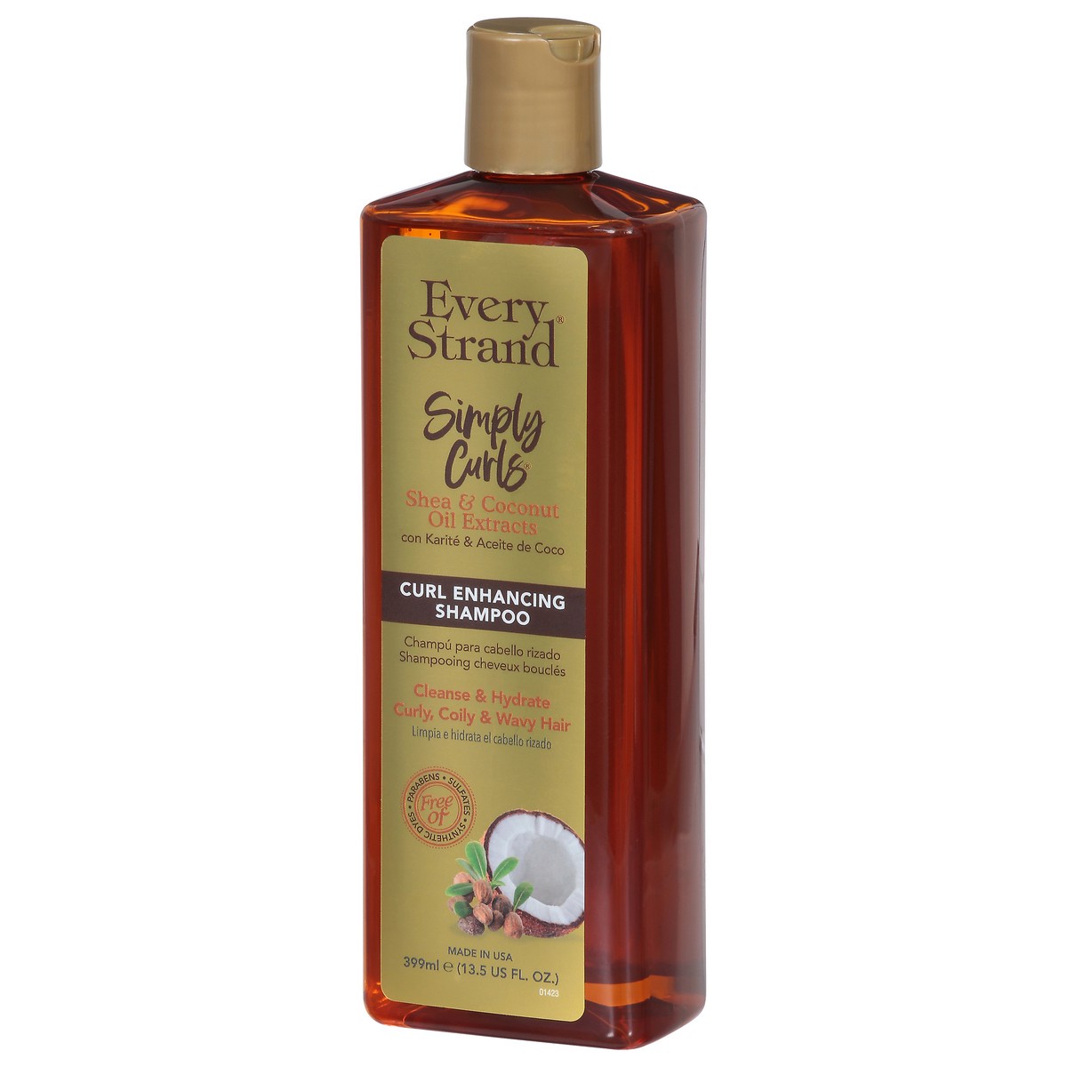 slide 3 of 9, Every Strand Simply Curls Curl Enhancing Shea & Coconut Oil Extracts Shampoo 13.5 fl oz, 13.5 fl oz