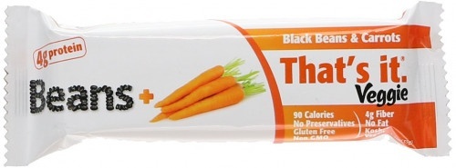 slide 1 of 1, That's it. Black Bean & Carrots Veggie Bar, 1.2 oz