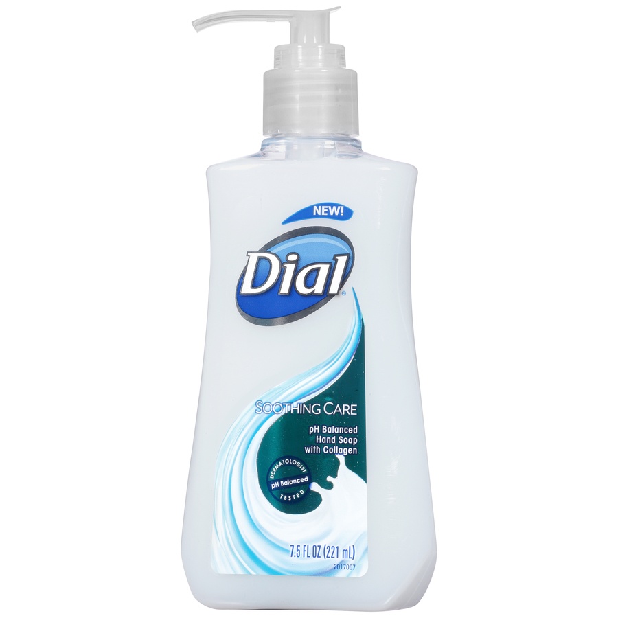 slide 2 of 7, Dial Soothing Care Hand Soap, 7.5 oz