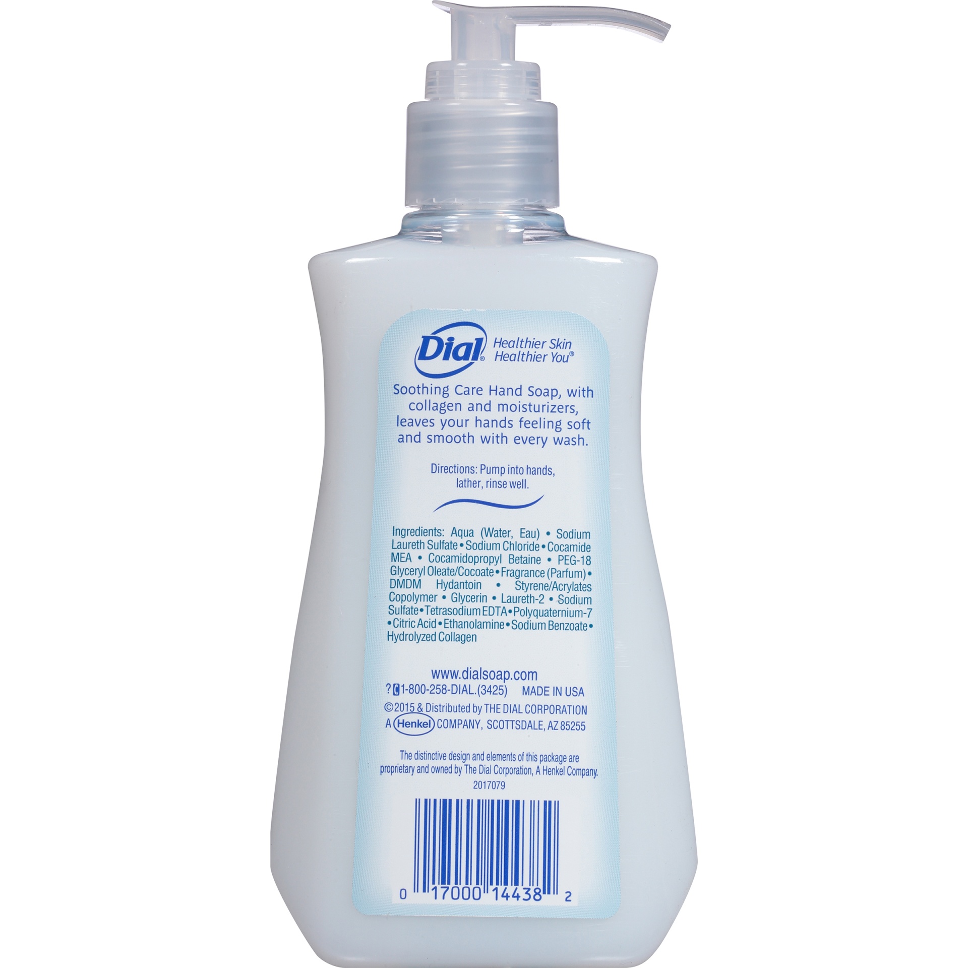 slide 5 of 7, Dial Soothing Care Hand Soap, 7.5 oz