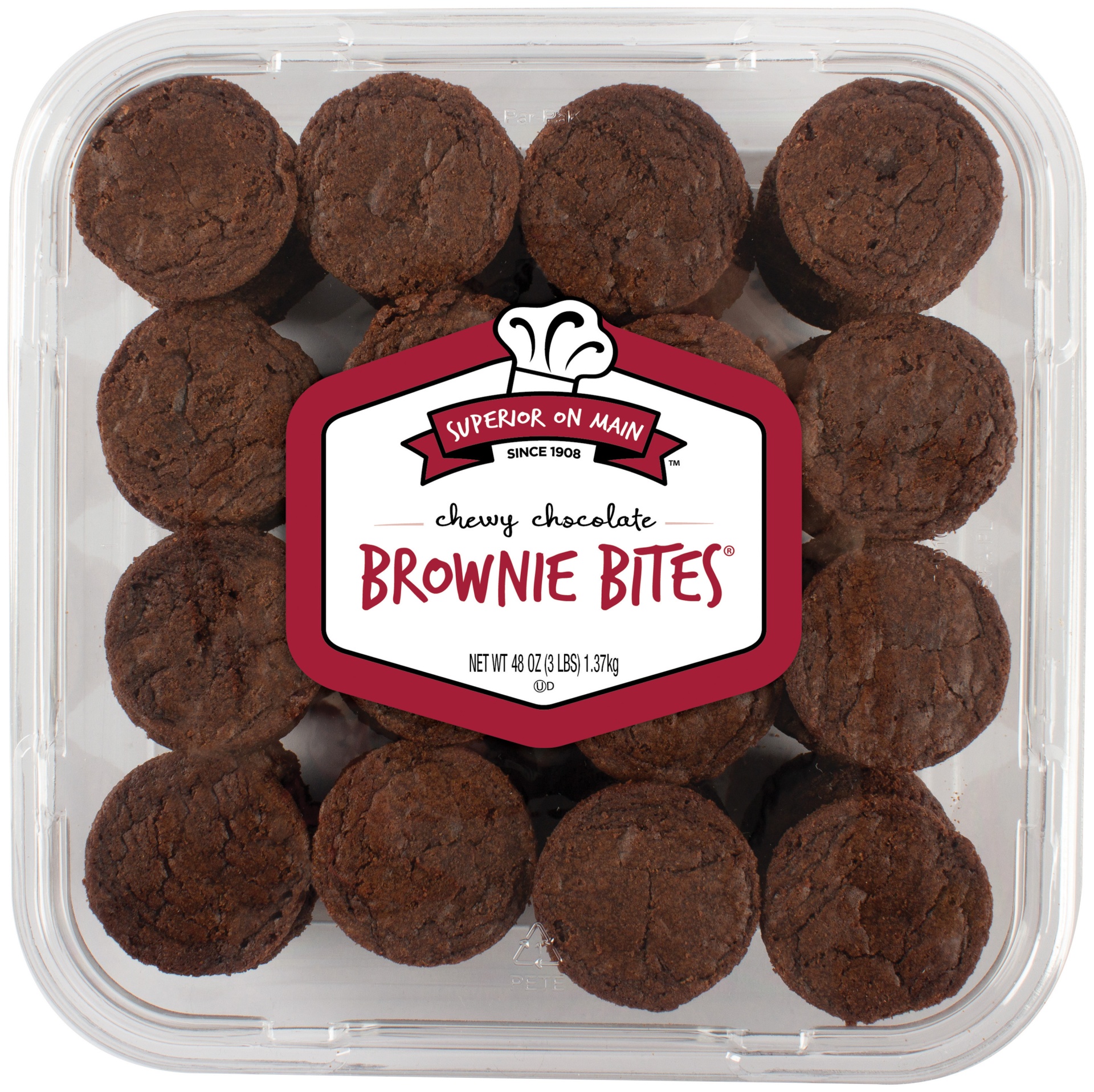 slide 1 of 2, Superior Sweets Brownie Bites, 