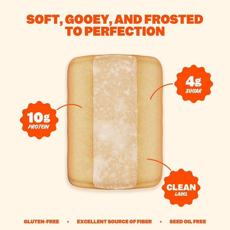 slide 2 of 3, Flings Cinnamon High Protein Keto Toaster Pastries - 8.3oz / 4ct, 8.3 oz, 4 ct