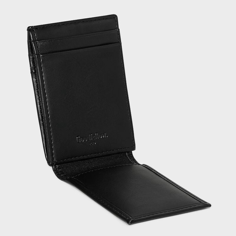 slide 4 of 6, Men's RFID Card Case - Goodfellow & Co™ Black, 1 ct