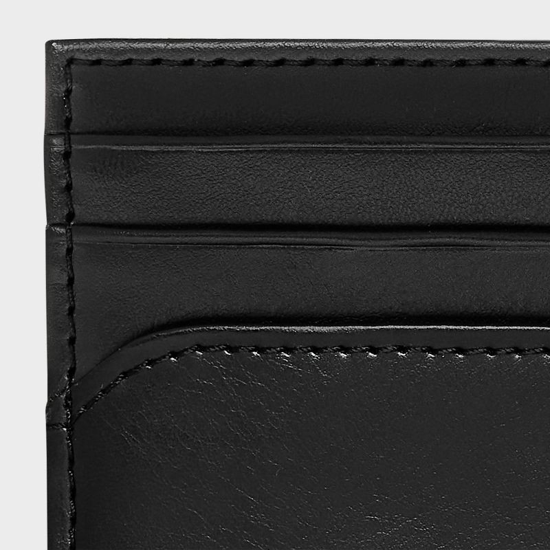 slide 5 of 6, Men's RFID Card Case - Goodfellow & Co™ Black, 1 ct