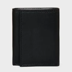 Men's RFID Trifold Wallet - Goodfellow & Co™ Black