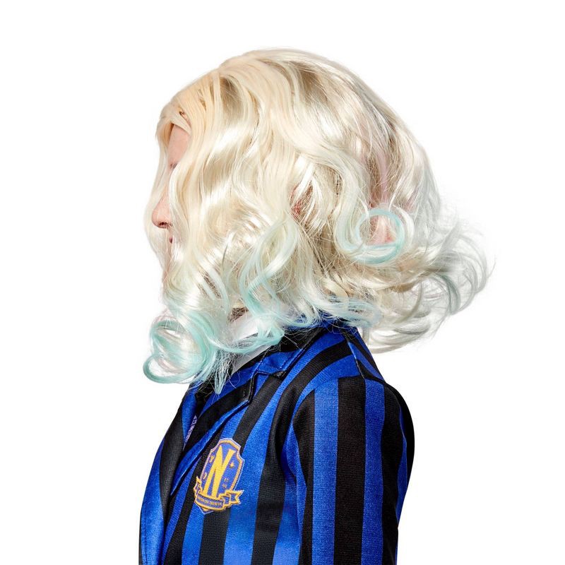 slide 3 of 5, Rubies Kids' Wednesday Series Enid Deluxe Halloween Accessory Wig, 1 ct