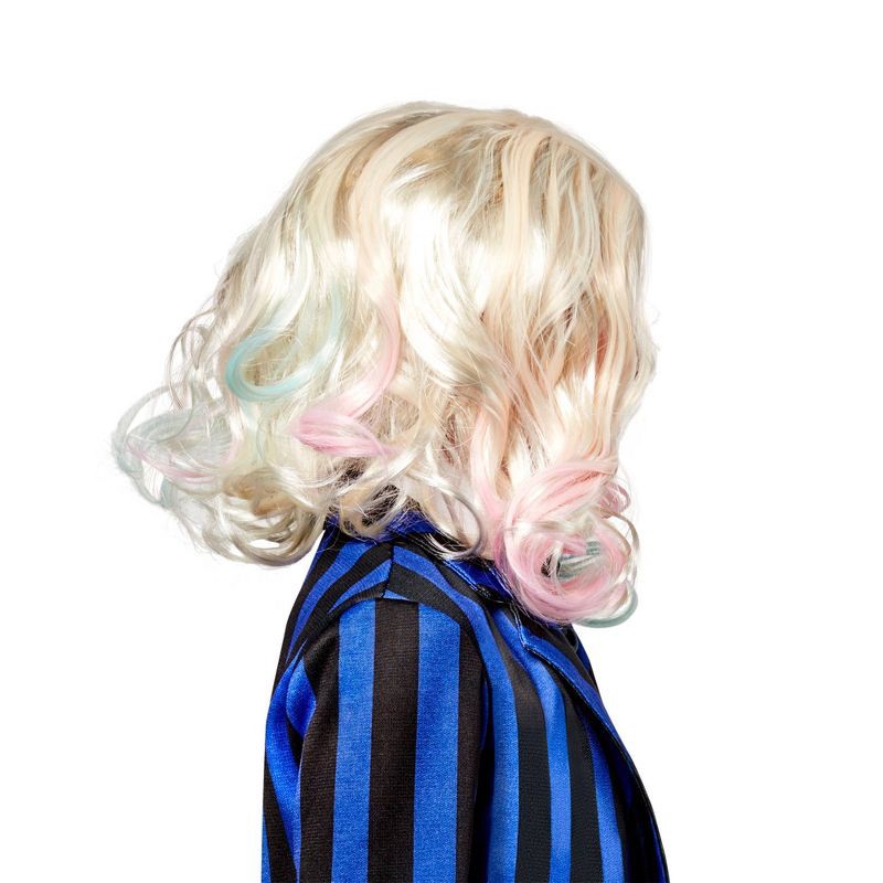 slide 4 of 5, Rubies Kids' Wednesday Series Enid Deluxe Halloween Accessory Wig, 1 ct