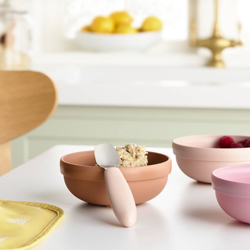 slide 2 of 4, Bowls - 3pk - Rust/Pink - Cloud Island™, 3 ct