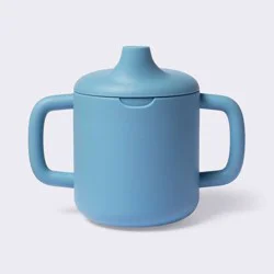 8oz Silicone Sippy Cup - Blue - Cloud Island™