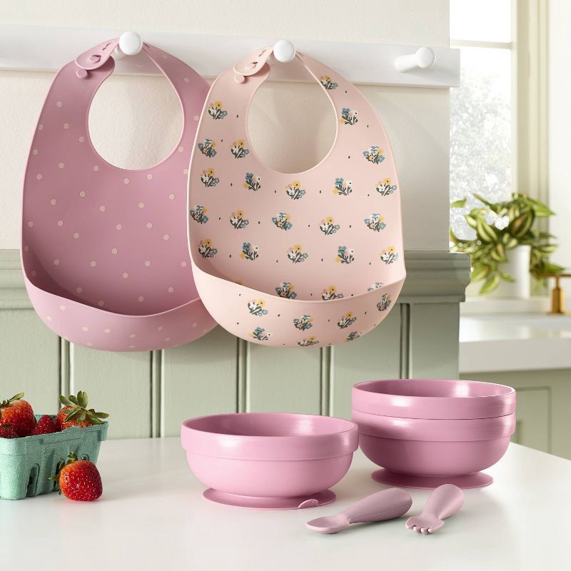 slide 2 of 4, Bowls - 3pk - Pink - Cloud Island™, 3 ct