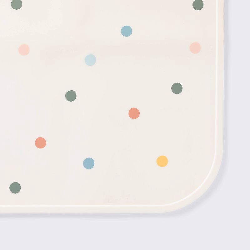 slide 3 of 4, Silicone Placemat - Beige/Dots - Cloud Island™, 1 ct