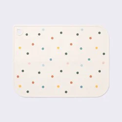 Silicone Placemat - Beige/Dots - Cloud Island™