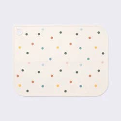 Silicone Placemat - Beige/Dots - Cloud Island™
