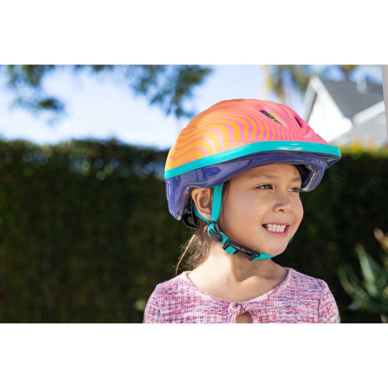 slide 16 of 18, Schwinn Classic Waves Toddler Helmet - Orange/Pink, 1 ct