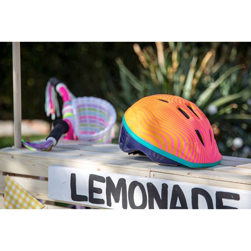slide 18 of 18, Schwinn Classic Waves Toddler Helmet - Orange/Pink, 1 ct