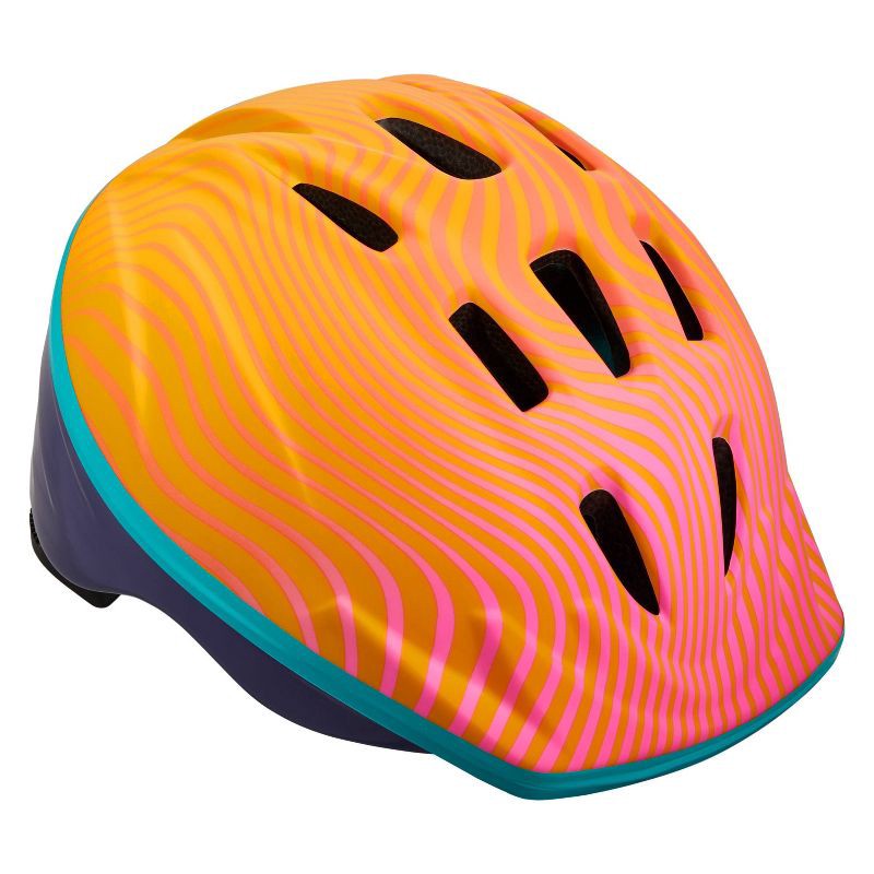 slide 1 of 18, Schwinn Classic Waves Toddler Helmet - Orange/Pink, 1 ct