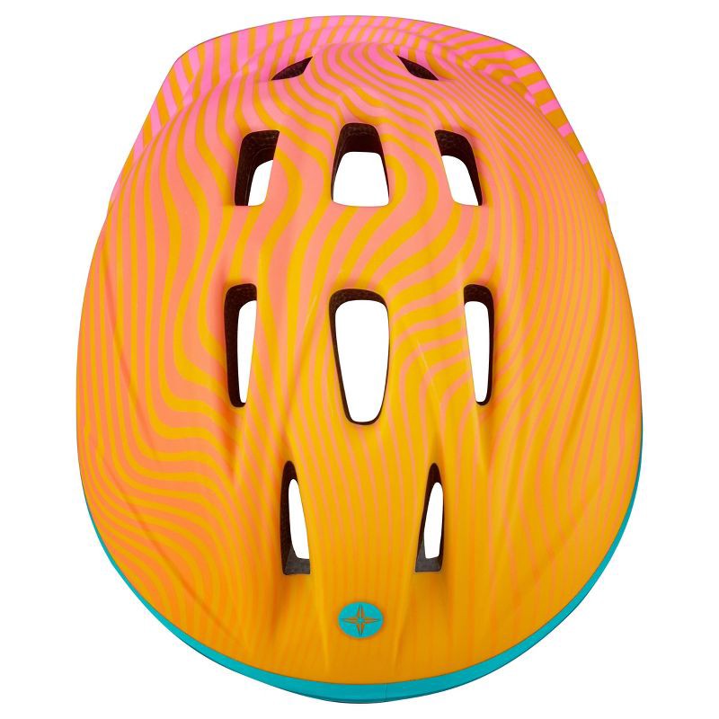 slide 6 of 18, Schwinn Classic Waves Toddler Helmet - Orange/Pink, 1 ct