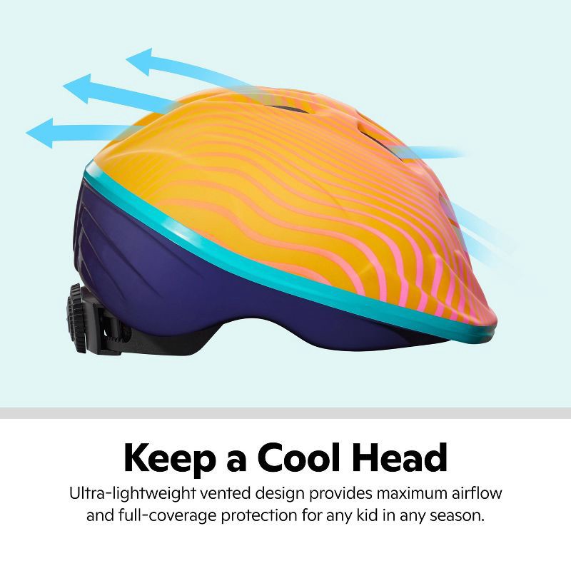 slide 11 of 18, Schwinn Classic Waves Toddler Helmet - Orange/Pink, 1 ct