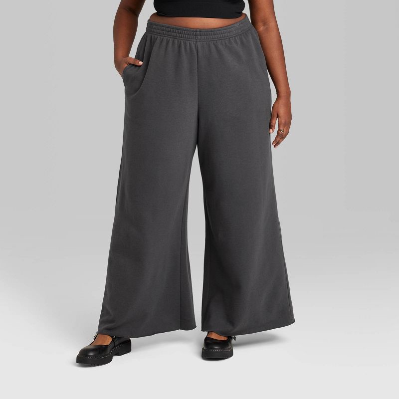 Women's Baggy Sweatpants - Wild Fable™ Black Xxl : Target