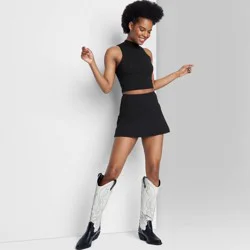 Women's Leisure Mini Skort - Wild Fable™ Black M