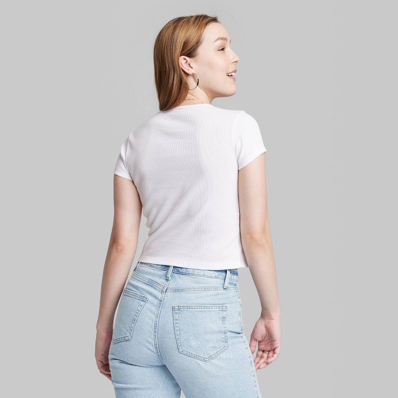 Women's Short Sleeve T-Shirt - Wild Fable™ White M