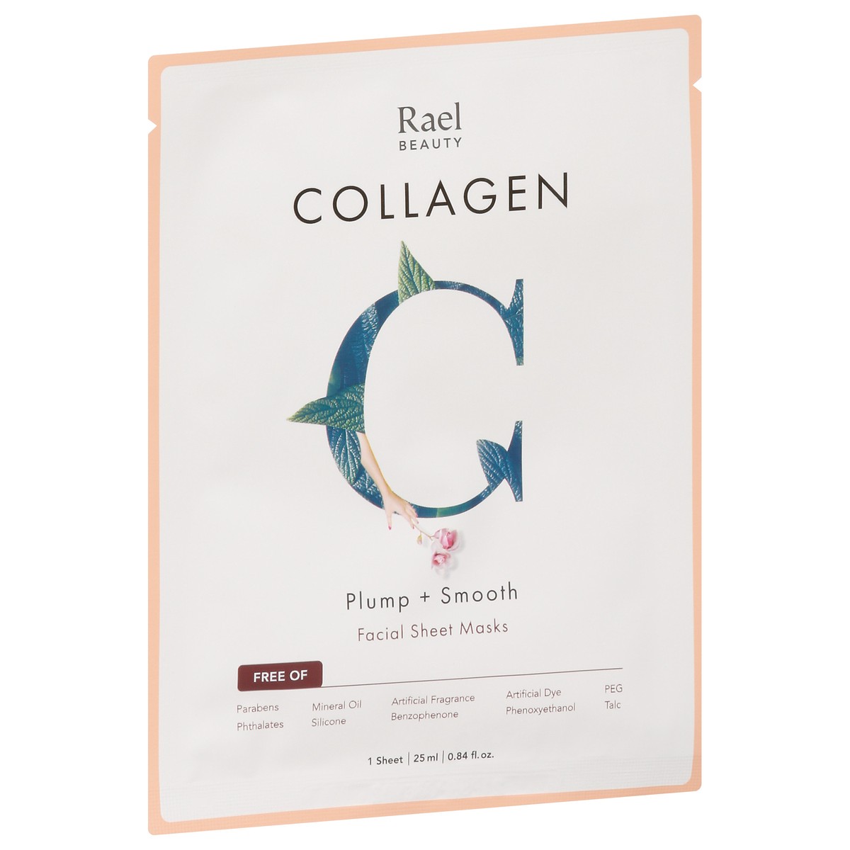 slide 8 of 9, Rael Plump + Smooth Collagen Facial Sheet Masks 1 ea, 1 ct