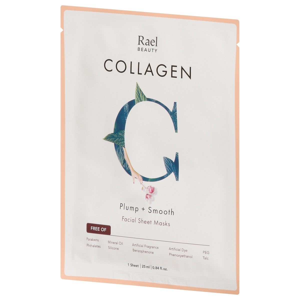 slide 3 of 9, Rael Plump + Smooth Collagen Facial Sheet Masks 1 ea, 1 ct