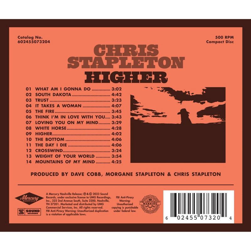 slide 2 of 2, Universal Music Group Chris Stapleton - Higher (Target Exclusive, Vinyl) (2LP), 1 ct