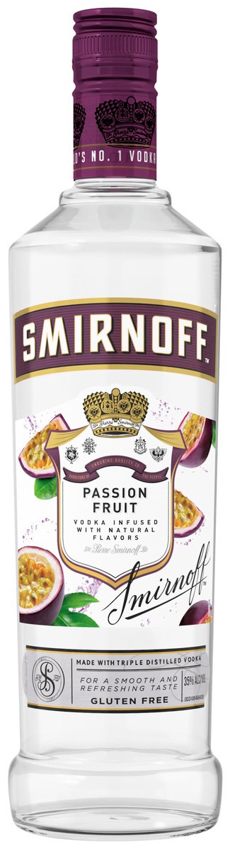 slide 1 of 3, Smirnoff Passion Fruit Vodka, 750 ml